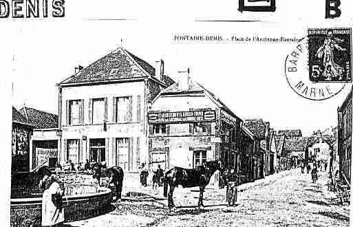 Ville de FONTAINEDENISNUIZY Carte postale ancienne