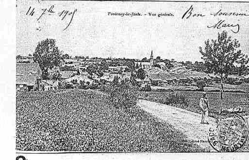 Ville de FONTENOYLAJOUTE Carte postale ancienne