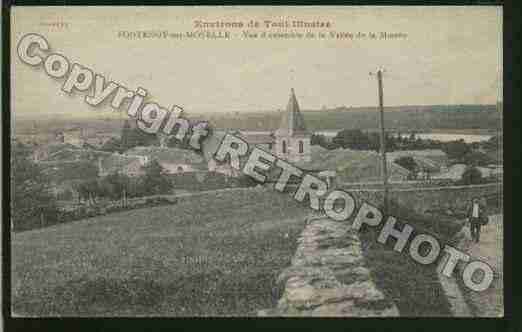 Ville de FONTENOYSURMOSELLE Carte postale ancienne