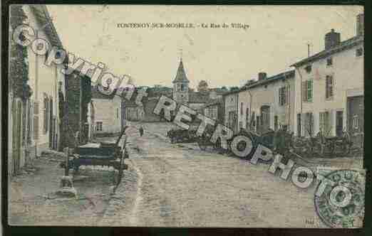 Ville de FONTENOYSURMOSELLE Carte postale ancienne