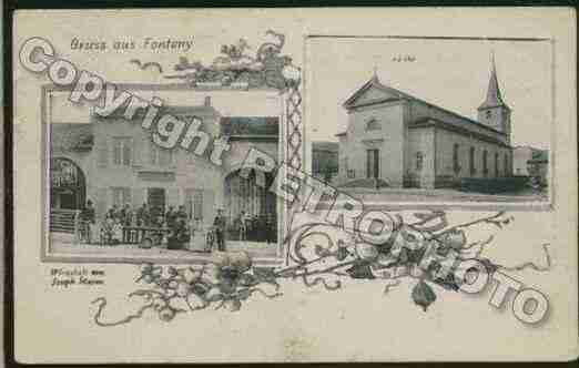 Ville de FONTENY Carte postale ancienne