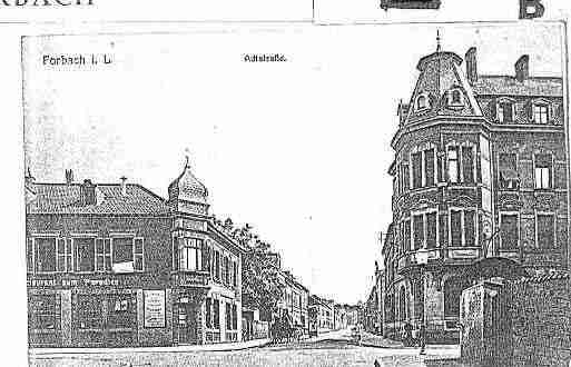Ville de FORBACH Carte postale ancienne