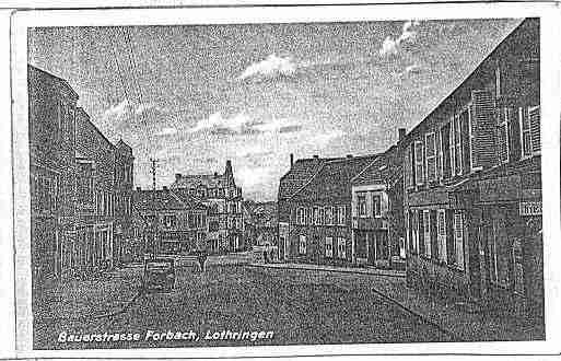 Ville de FORBACH Carte postale ancienne
