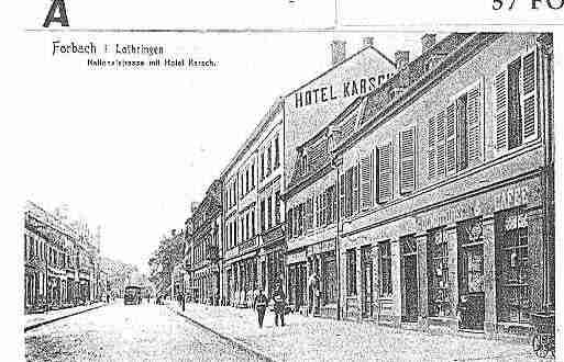 Ville de FORBACH Carte postale ancienne