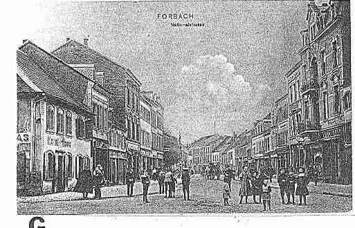 Ville de FORBACH Carte postale ancienne