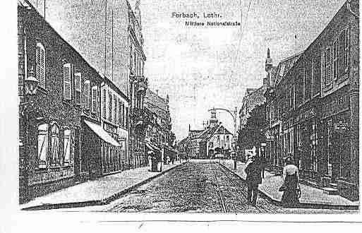 Ville de FORBACH Carte postale ancienne