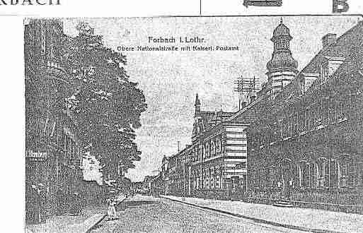 Ville de FORBACH Carte postale ancienne