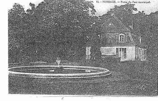 Ville de FORBACH Carte postale ancienne