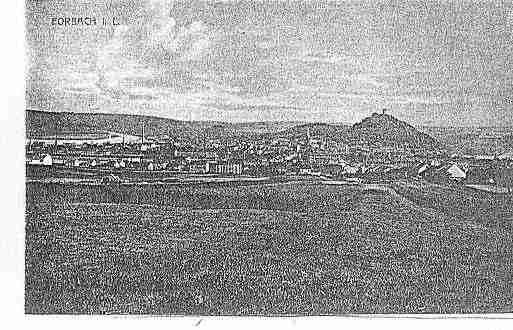 Ville de FORBACH Carte postale ancienne