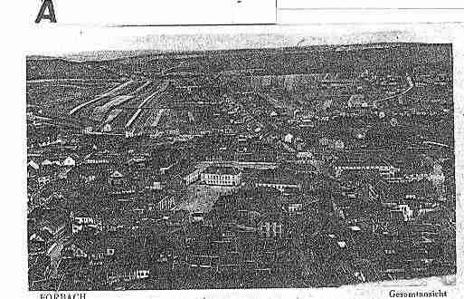 Ville de FORBACH Carte postale ancienne Ville de FORBACH Carte postale ancienne