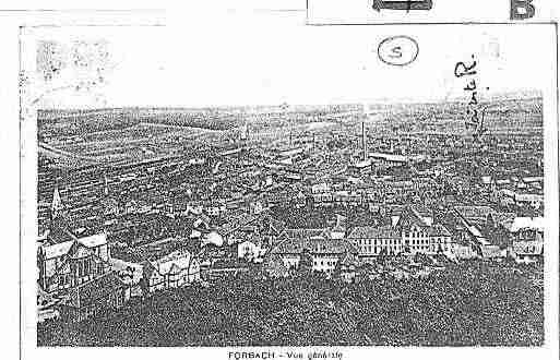 Ville de FORBACH Carte postale ancienne Ville de FORBACH Carte postale ancienne