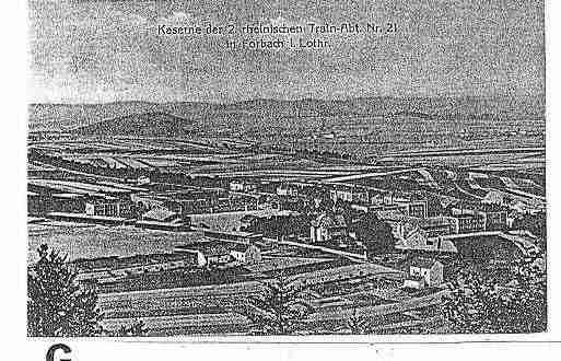 Ville de FORBACH Carte postale ancienne Ville de FORBACH Carte postale ancienne
