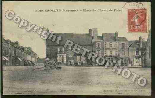 Ville de FOUGEROLLESDUPLESSIS Carte postale ancienne