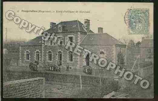 Ville de FOUGEROLLESDUPLESSIS Carte postale ancienne