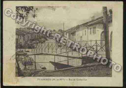 Ville de FRAIMBOIS Carte postale ancienne