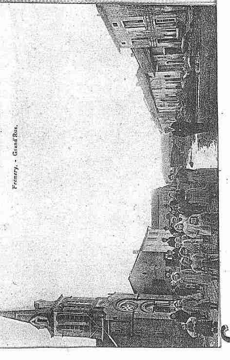Ville de FREMERY Carte postale ancienne Ville de FREMERY Carte postale ancienne