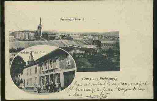 Ville de FREYMING Carte postale ancienne