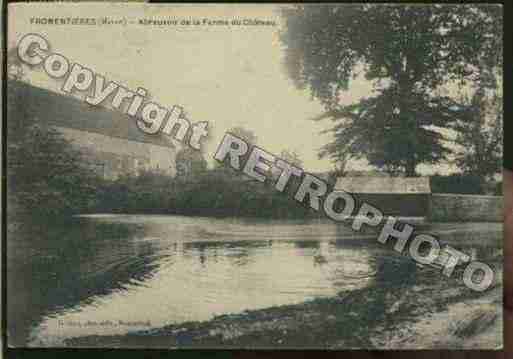 Ville de FROMENTIERES Carte postale ancienne