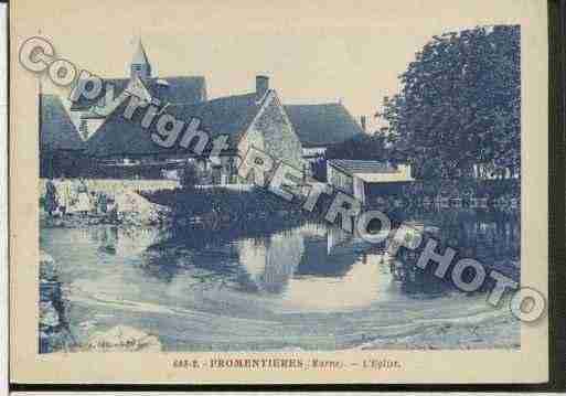 Ville de FROMENTIERES Carte postale ancienne
