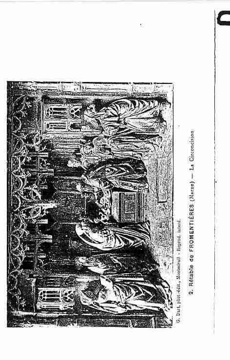 Ville de FROMENTIERES Carte postale ancienne