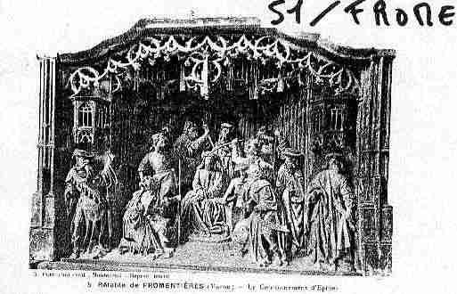 Ville de FROMENTIERES Carte postale ancienne