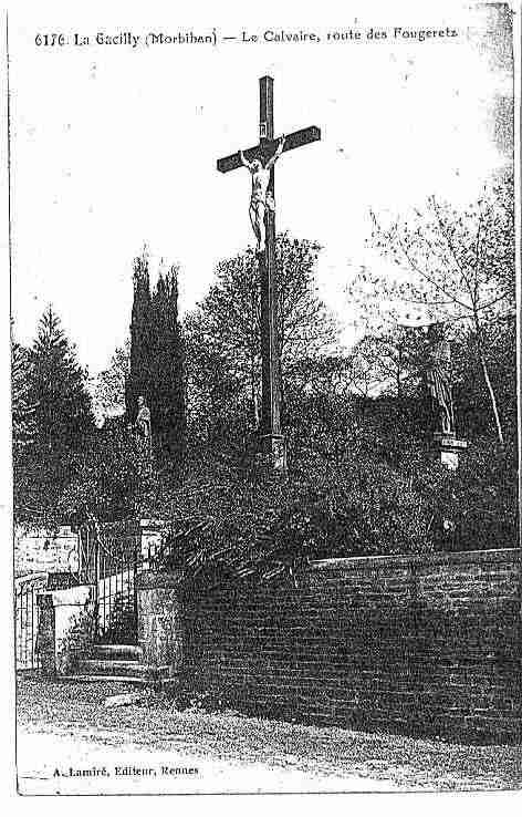 Ville de GACILLY(LA) Carte postale ancienne