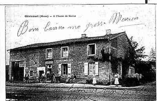 Ville de GENICOURTSOUSCONDE Carte postale ancienne