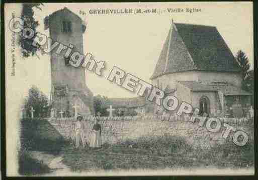 Ville de GERBEVILLER Carte postale ancienne