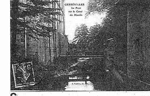 Ville de GERBEVILLER Carte postale ancienne
