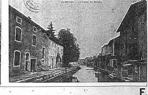 Ville de GERBEVILLER Carte postale ancienne