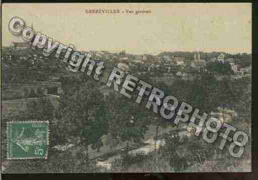 Ville de GERBEVILLER Carte postale ancienne