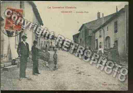 Ville de GERMINY Carte postale ancienne