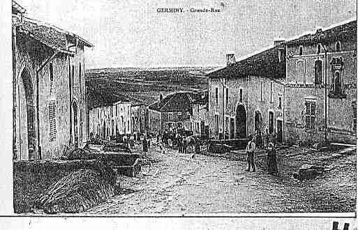 Ville de GERMINY Carte postale ancienne