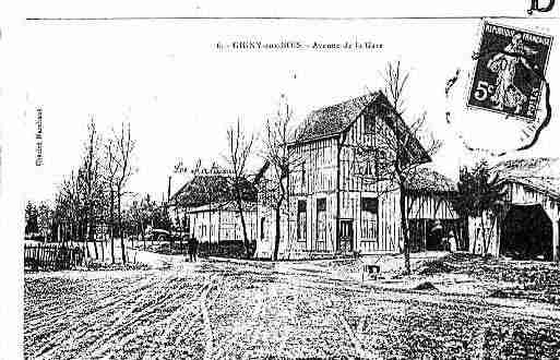 Ville de GIGNYBUSSY Carte postale ancienne