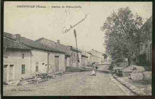 Ville de GIRONVILLE Carte postale ancienne