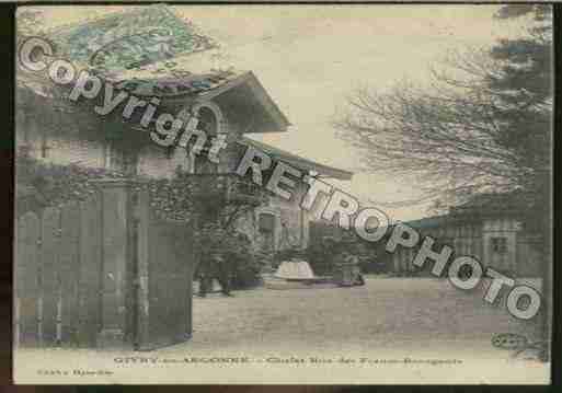 Ville de GIVRYENARGONNE Carte postale ancienne