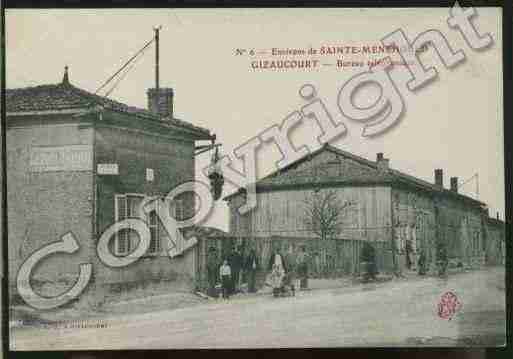 Ville de GIZAUCOURT Carte postale ancienne