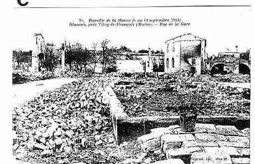 Ville de GLANNES Carte postale ancienne