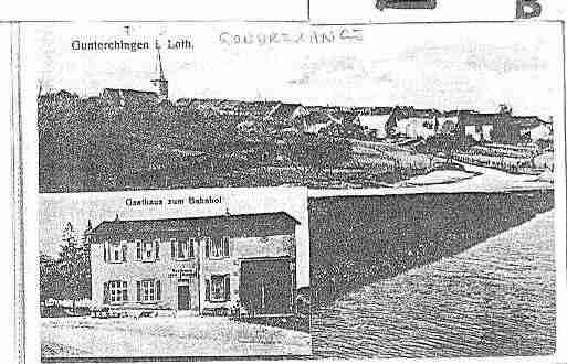 Ville de GONDREXANGE Carte postale ancienne