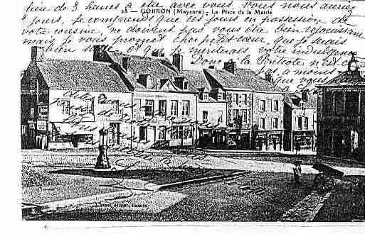 Ville de GORRON Carte postale ancienne