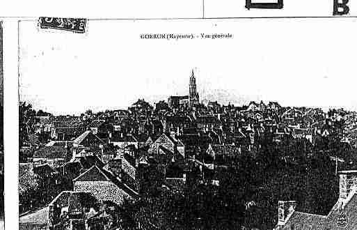 Ville de GORRON Carte postale ancienne