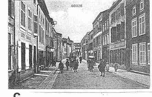 Ville de GORZE Carte postale ancienne