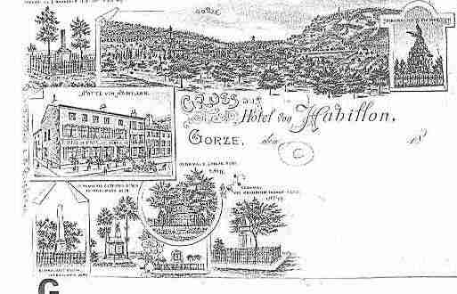 Ville de GORZE Carte postale ancienne Ville de GORZE Carte postale ancienne