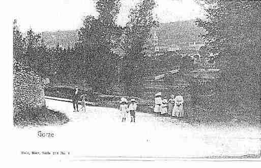Ville de GORZE Carte postale ancienne Ville de GORZE Carte postale ancienne