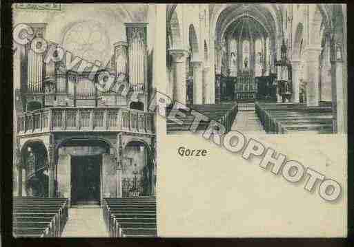 Ville de GORZE Carte postale ancienne Ville de GORZE Carte postale ancienne