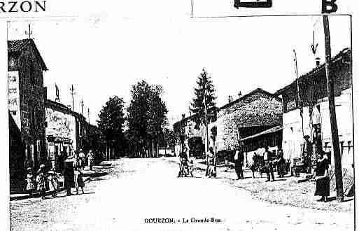 Ville de GOURZON Carte postale ancienne