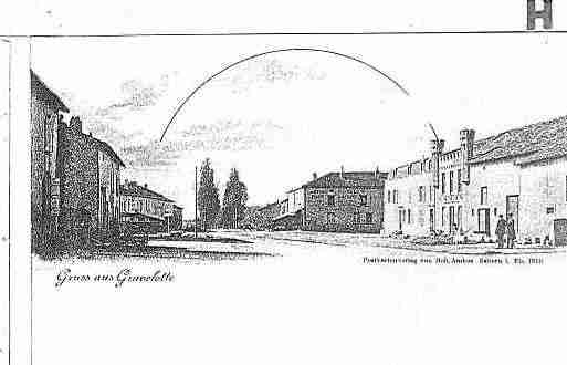 Ville de GRAVELOTTE Carte postale ancienne