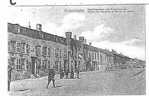 Ville de GRAVELOTTE Carte postale ancienne