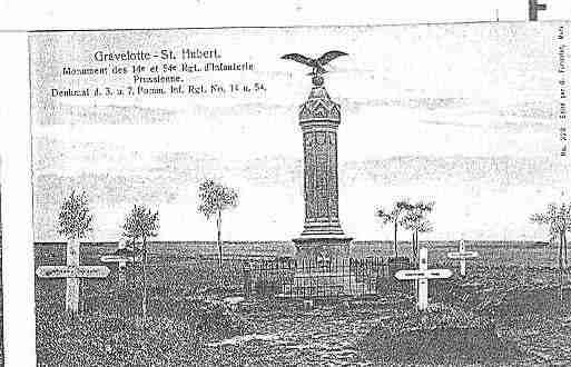 Ville de GRAVELOTTE Carte postale ancienne