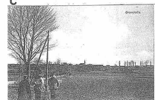 Ville de GRAVELOTTE Carte postale ancienne